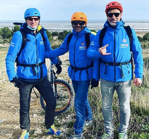 équipe guides trottup gruissan