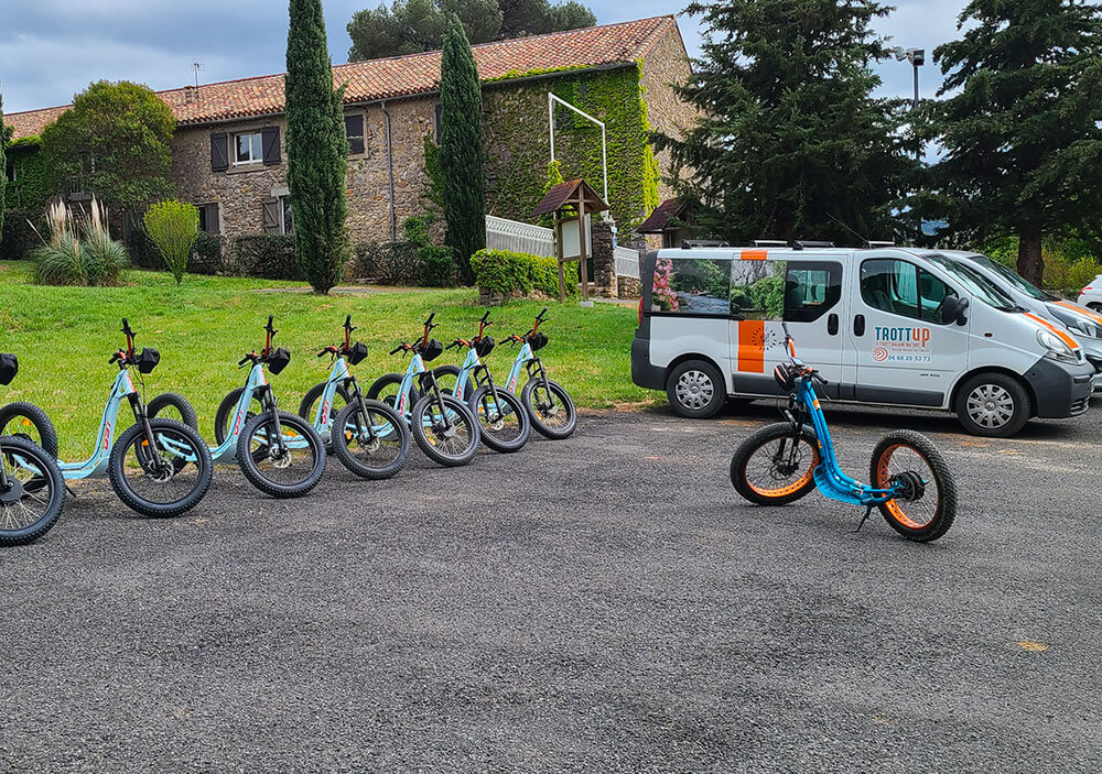 La base trottup à Quillan dans les Pyrénees Audoises