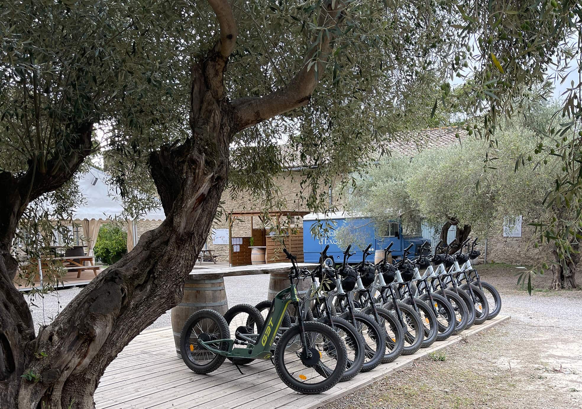 activité originale de groupe en trottinette électrique tout terrain trottup à lézignan corbières